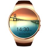 Ceas Smartwatch cu Telefon iUni KW18, Touchscreen, 1.3 Inch HD, Notificari, iOS si Android, Gold